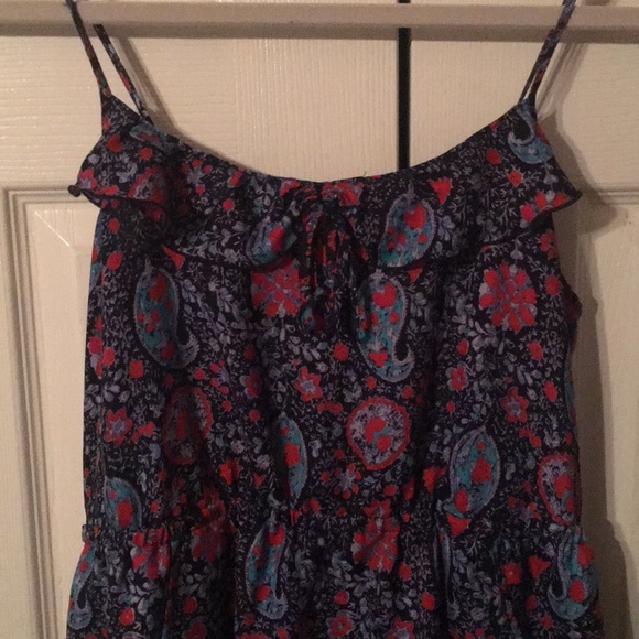 Paisley dress with ruffle - Picture 2 of 5